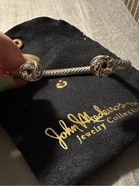 John Medeiros Two-Tone Bracelet with a Love Knots